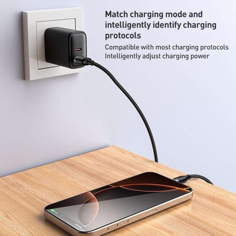Yesido 3A USB to Type-C Fast Charging Cable, Length:3m(Black)