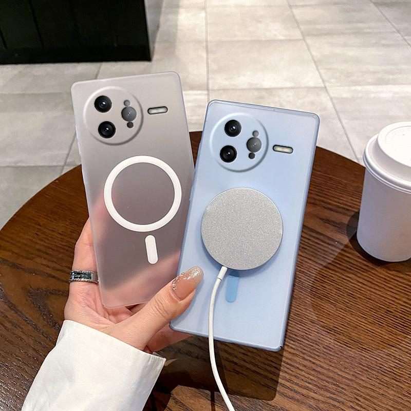 For Redmi K80 Pro Fine Hole Ice Fog MagSafe PC Phone Case(White)