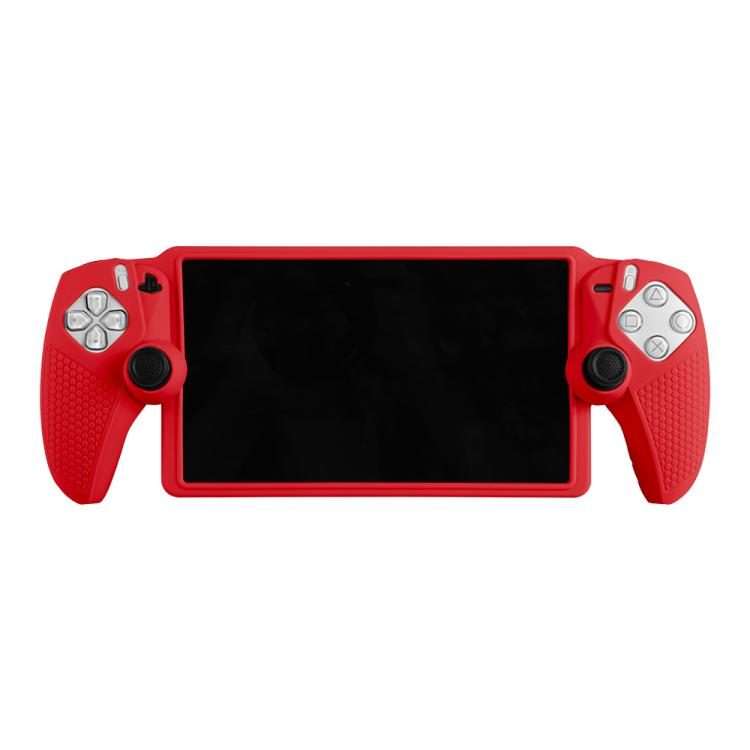 For Sony PlayStation Portal Handheld Game Console Silicone Protective Cover(Red)