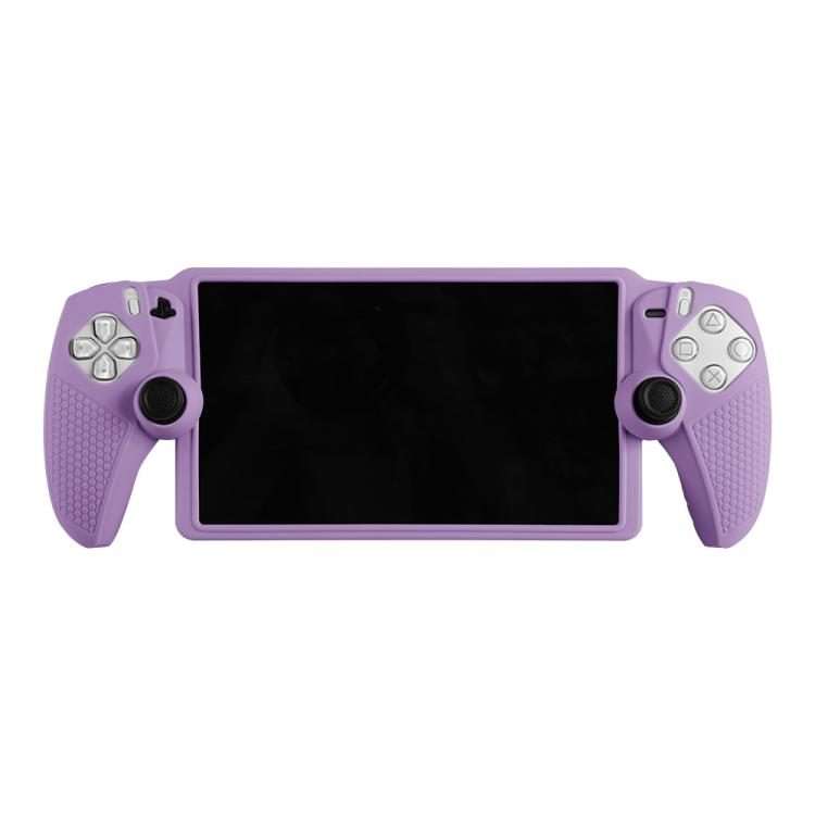 For Sony PlayStation Portal Handheld Game Console Silicone Protective Cover(Purple)