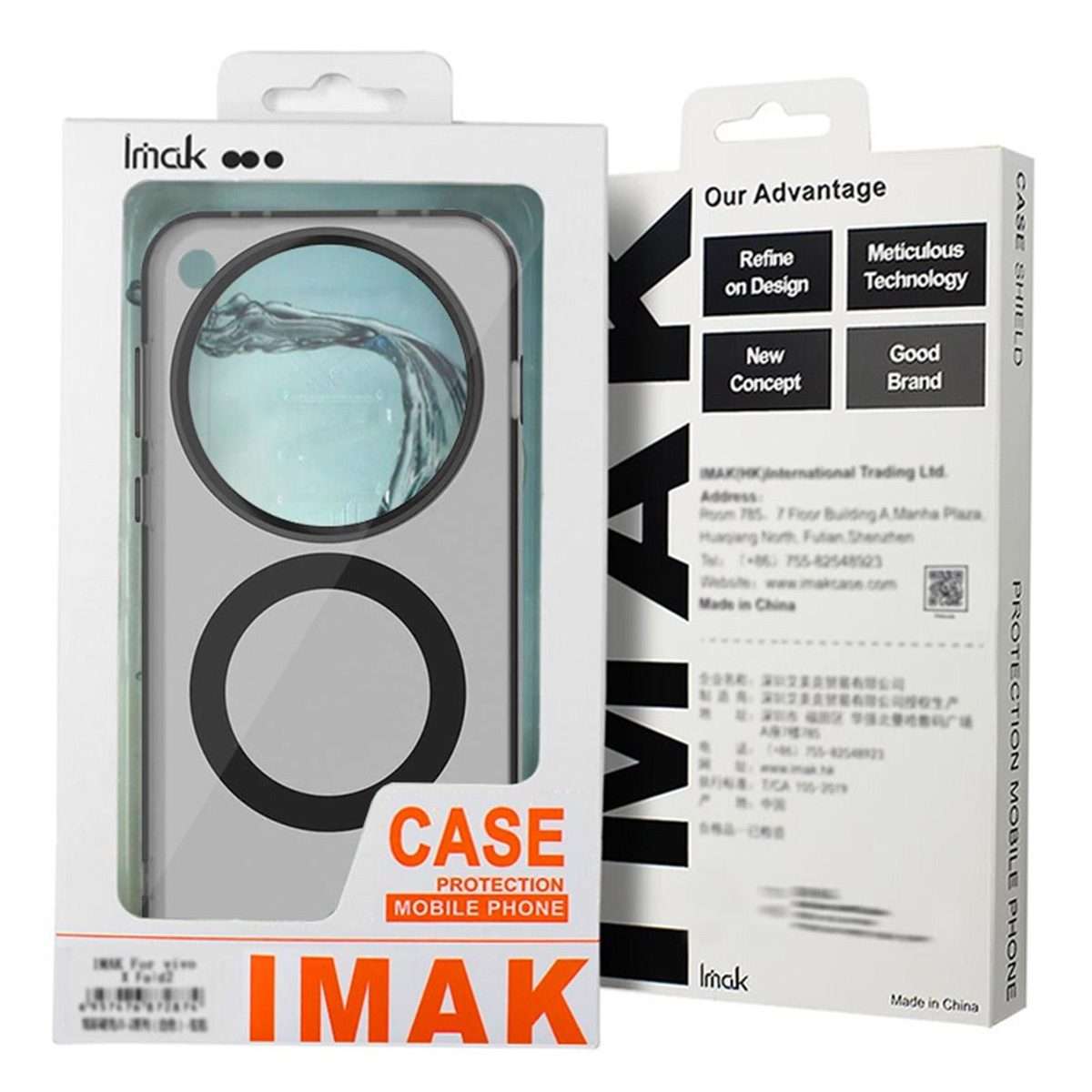 For iPhone 16 Pro Max IMAK Candy Series Shockproof MagSafe Phone Case(White)