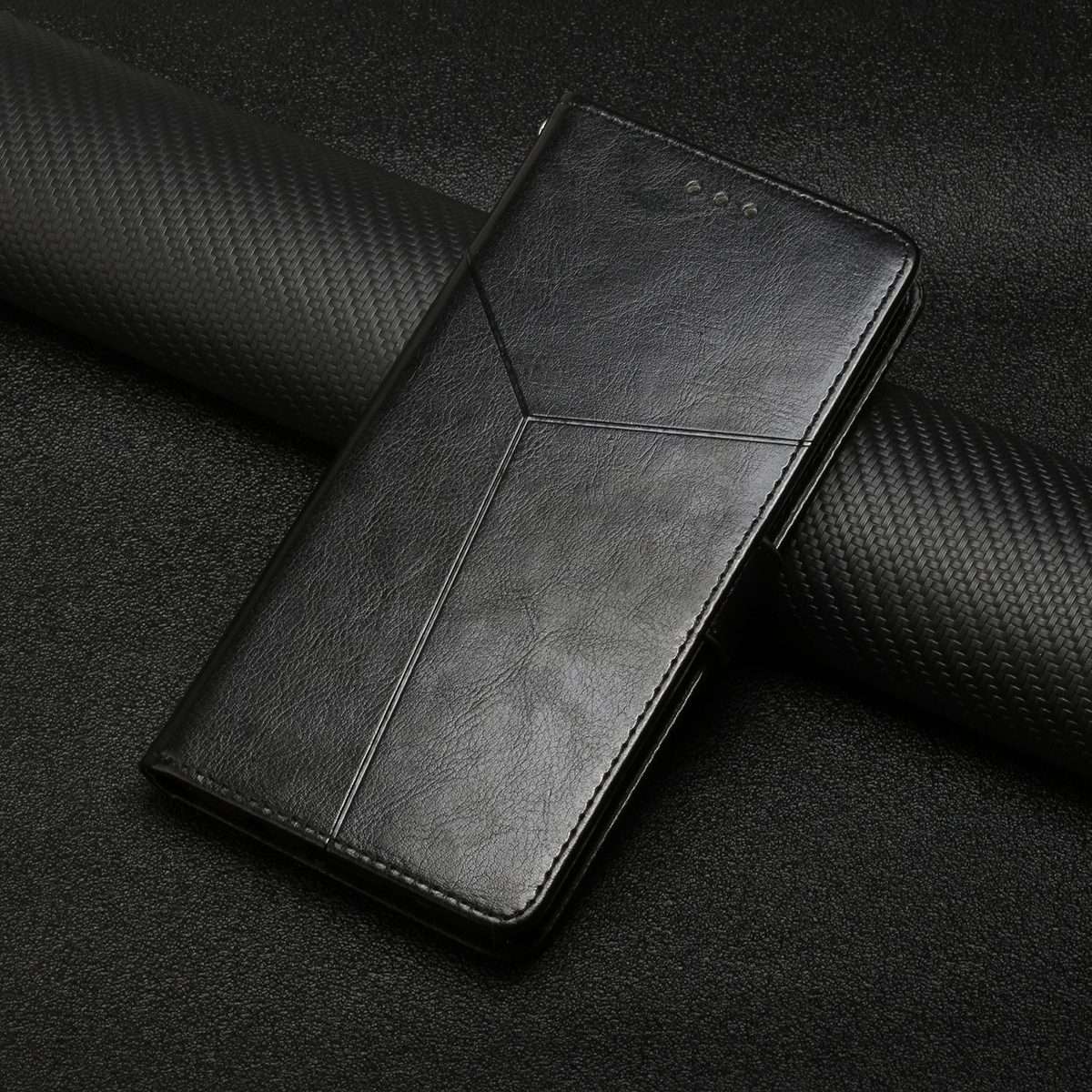 For Infinix Hot 60 Pro+ 4G Y-shaped Pattern Flip Leather Phone Case(Black)