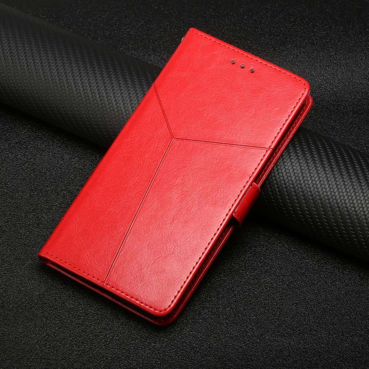 For Infinix Hot 60 Pro+ 4G Y-shaped Pattern Flip Leather Phone Case(Red)