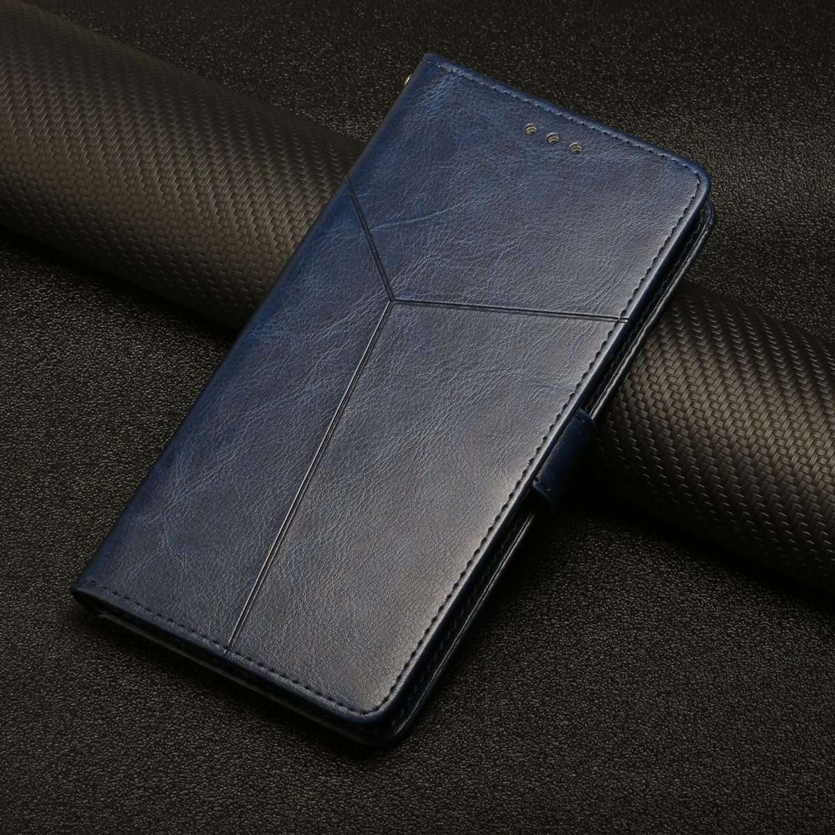 For Infinix Hot 60 Pro+ 4G Y-shaped Pattern Flip Leather Phone Case(Blue)