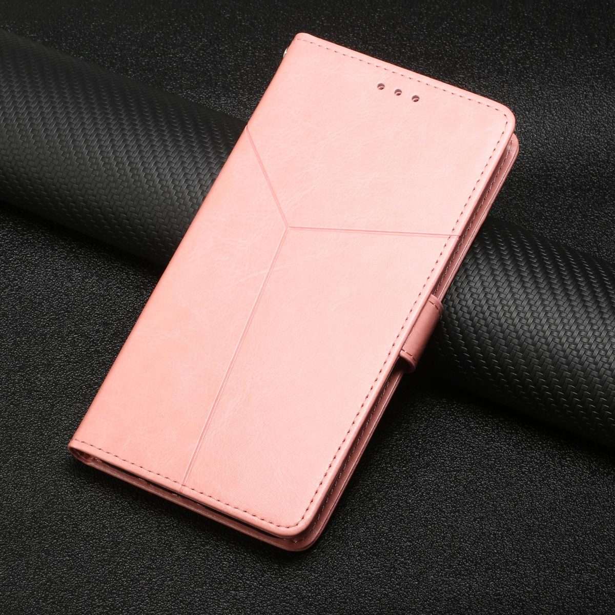 For Infinix Hot 60 Pro+ 4G Y-shaped Pattern Flip Leather Phone Case(Pink)