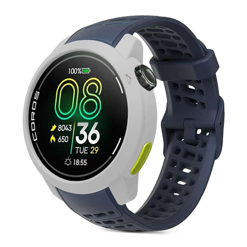 For COROS PACE Pro Silicone Watch Protective Case(Grey)