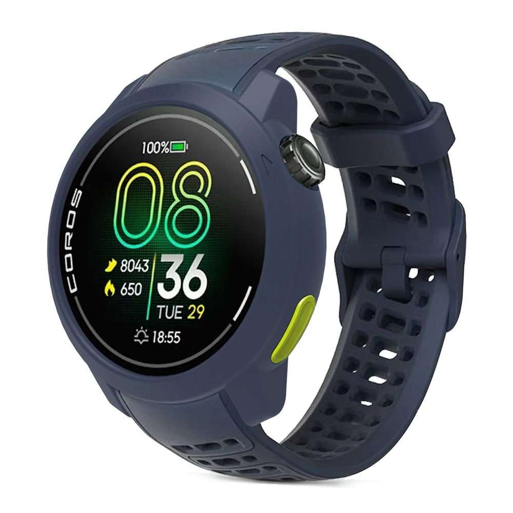 For COROS PACE Pro Silicone Watch Protective Case(Ink Blue)