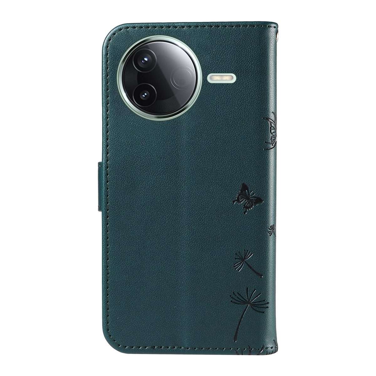 For Redmi K80 / K80 Pro Dandelion Embossed Pattern Flip Leather Phone Case(Blue)