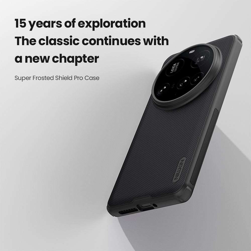 For Xiaomi 15 Ultra NILLKIN Frosted Shield Pro PC + TPU Phone Case(Black)