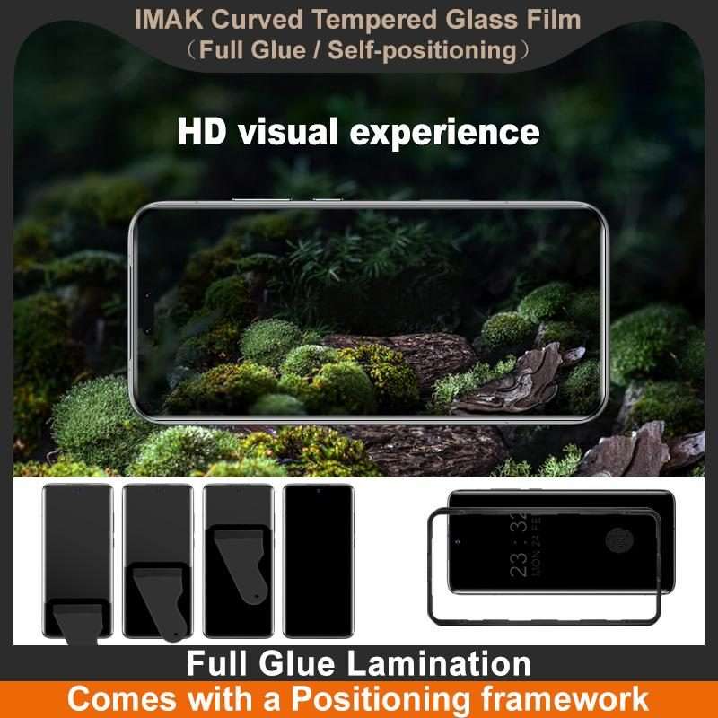 For Honor Magic8 Pro imak 3D Curved Tempered Glass Film, Full Glue Positioning Version