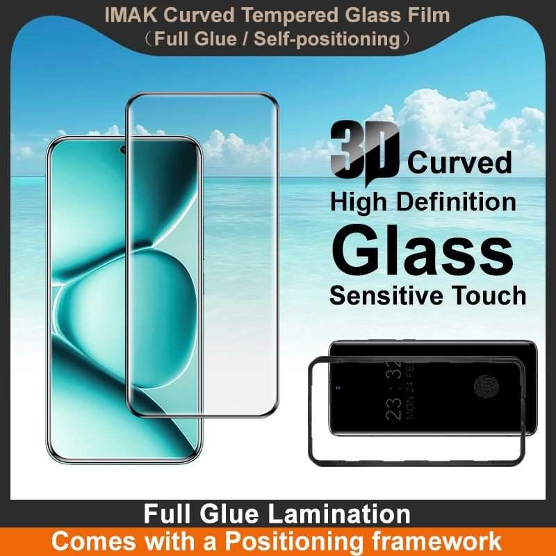 For Redmi Note 15 Pro+ 5G imak 3D Curved Tempered Glass Film, Full Glue Positioning Version