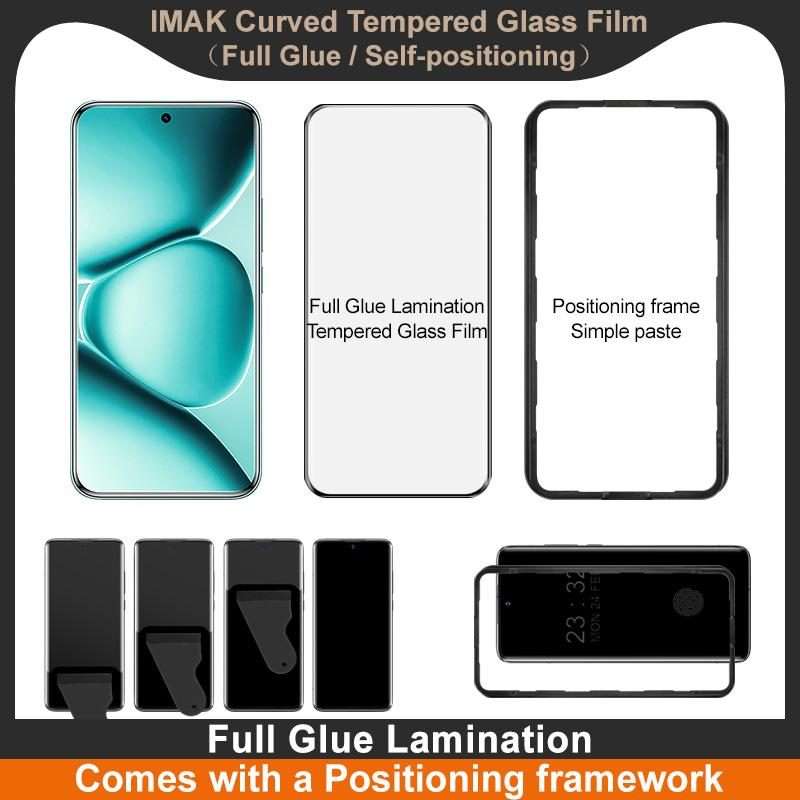 For Redmi Note 15 Pro+ 5G imak 3D Curved Tempered Glass Film, Full Glue Positioning Version
