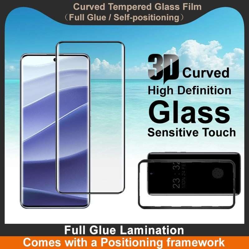 For Xiaomi Poco X7 imak 3D Curved Tempered Glass Film, Full Glue Positioning Version