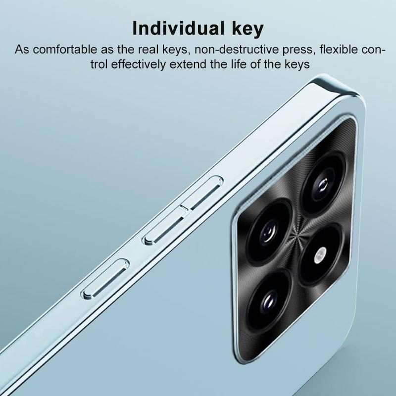 For Redmi K80 Pro AG Frosted Electroplating Acrylic Phone Case(Navy Blue)