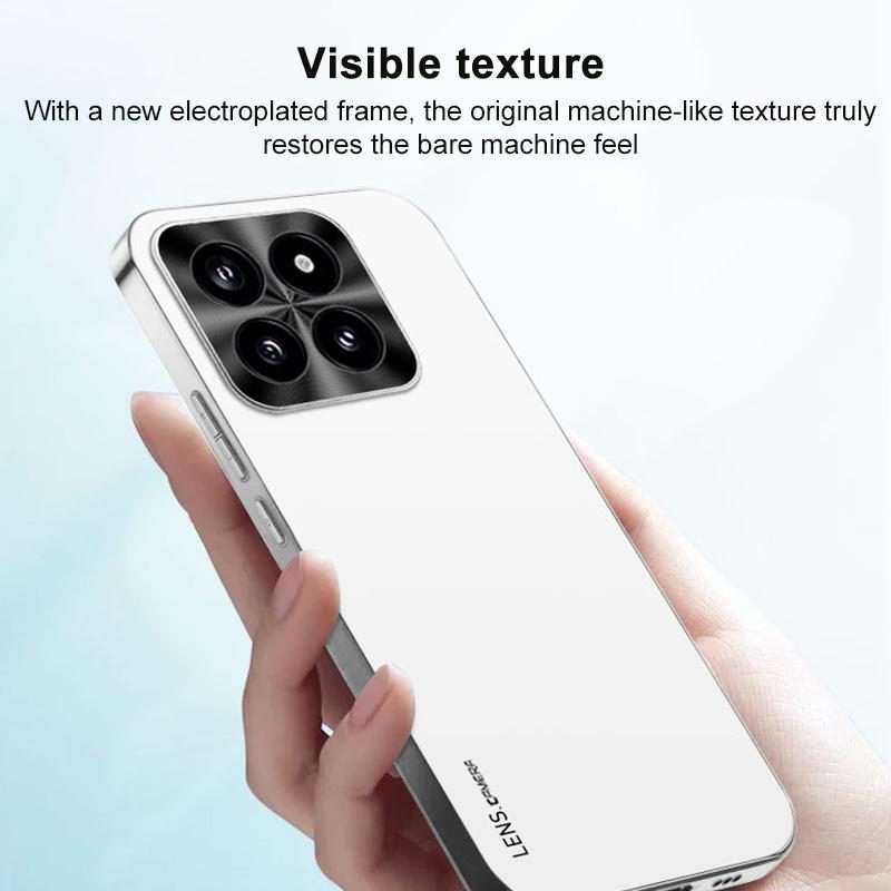 For Redmi K80 Pro AG Frosted Electroplating Acrylic Phone Case(Sierra Blue)