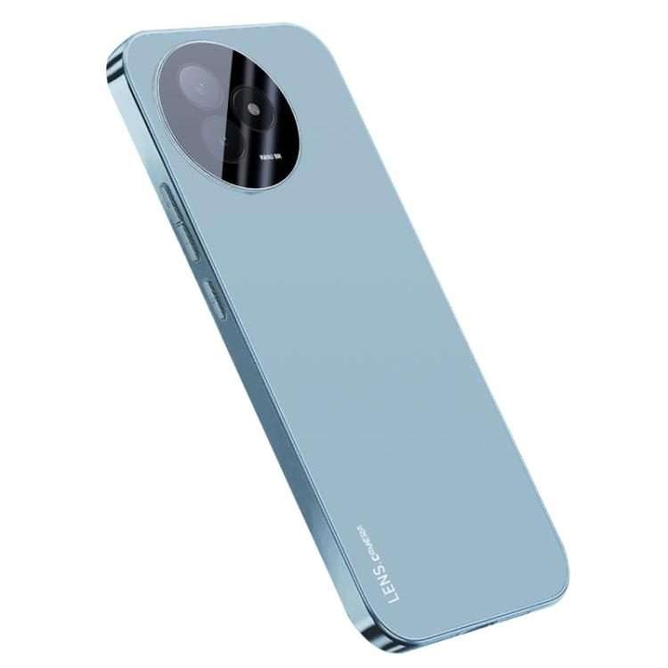 For Redmi K80 Ultra AG Frosted Electroplating Acrylic Phone Case(Sierra Blue)
