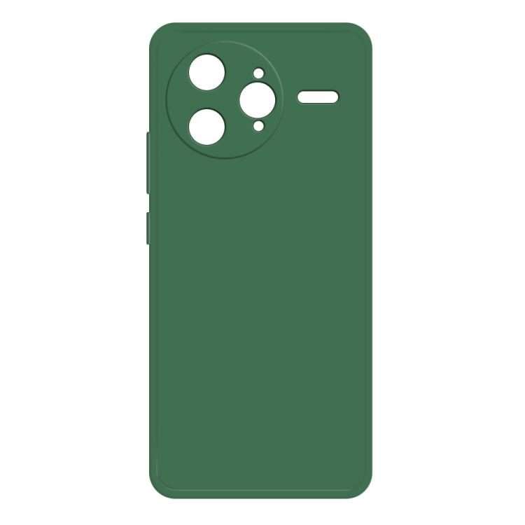 For Redmi K80 Pro Imitation Liquid Silicone Phone Case(Dark Green)