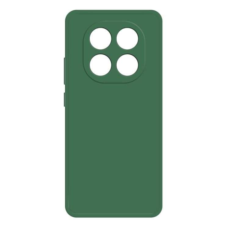 For Redmi Note 14 Pro+ 5G Imitation Liquid Silicone Phone Case(Dark Green)