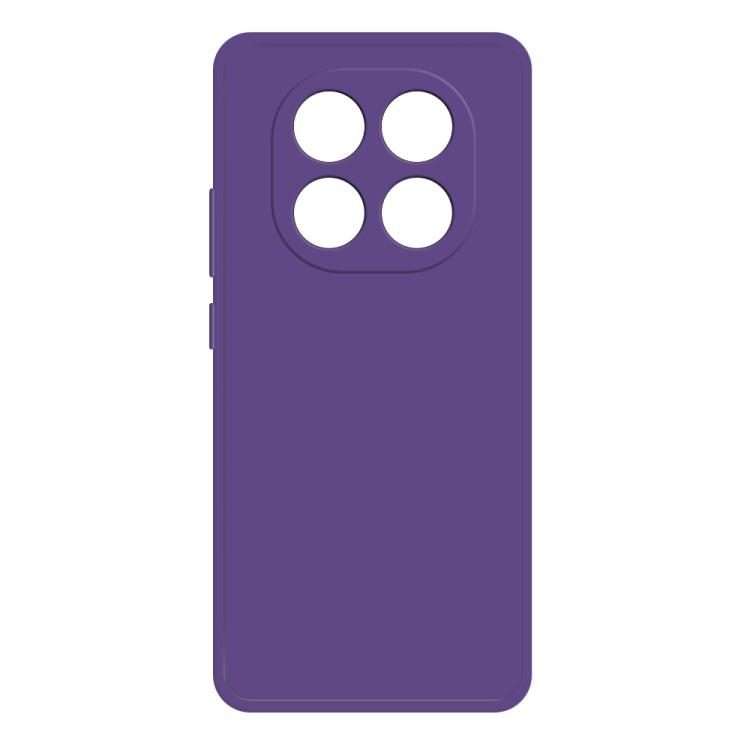 For Redmi Note 14 Pro+ 5G Imitation Liquid Silicone Phone Case(Dark Purple)