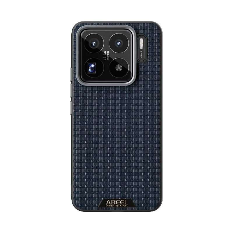 For Xiaomi 15S Pro ABEEL Ruyi Pattern 6D Micro Relief MagSafe Leather Phone Case(Blue)