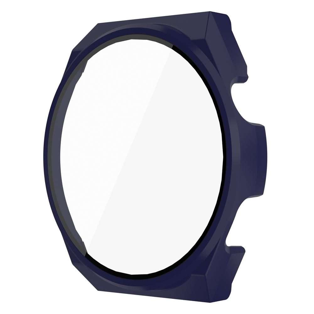 For Wearfit X5 Pro PC + Tempered Film Integrated Watch Protective Case(Ink Blue)