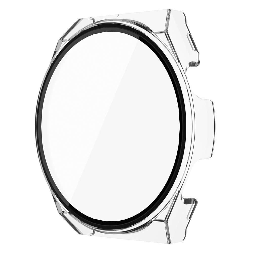 For Wearfit X5 Pro PC + Tempered Film Integrated Watch Protective Case(Transparent)
