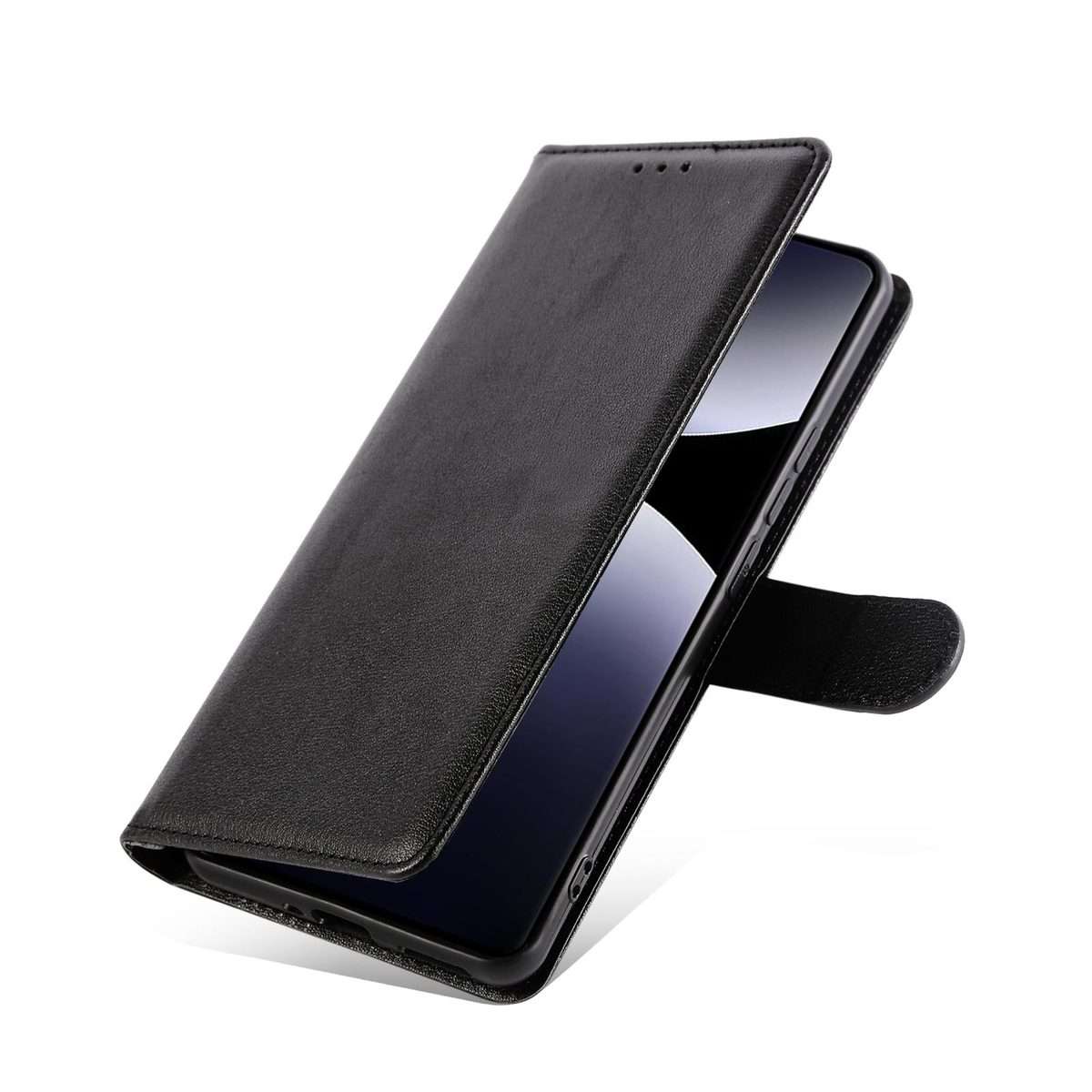 For Redmi Note 14 Pro 5G / 14 Pro+ 3-Card Slots Multifunctional Leather Phone Case(Black)