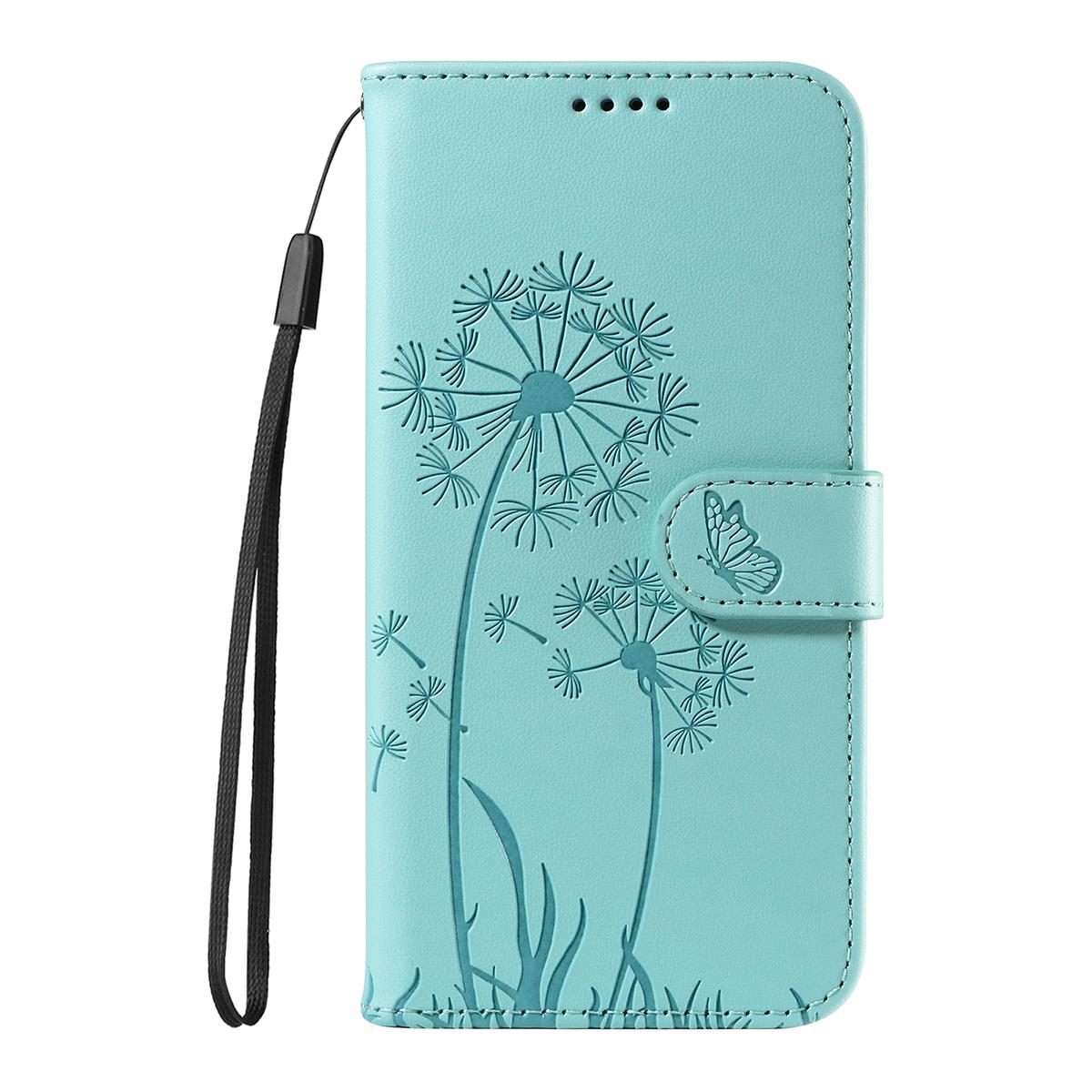 For Xiaomi 17 Pro Max Dandelion Embossed Pattern Flip Leather Phone Case(Green)