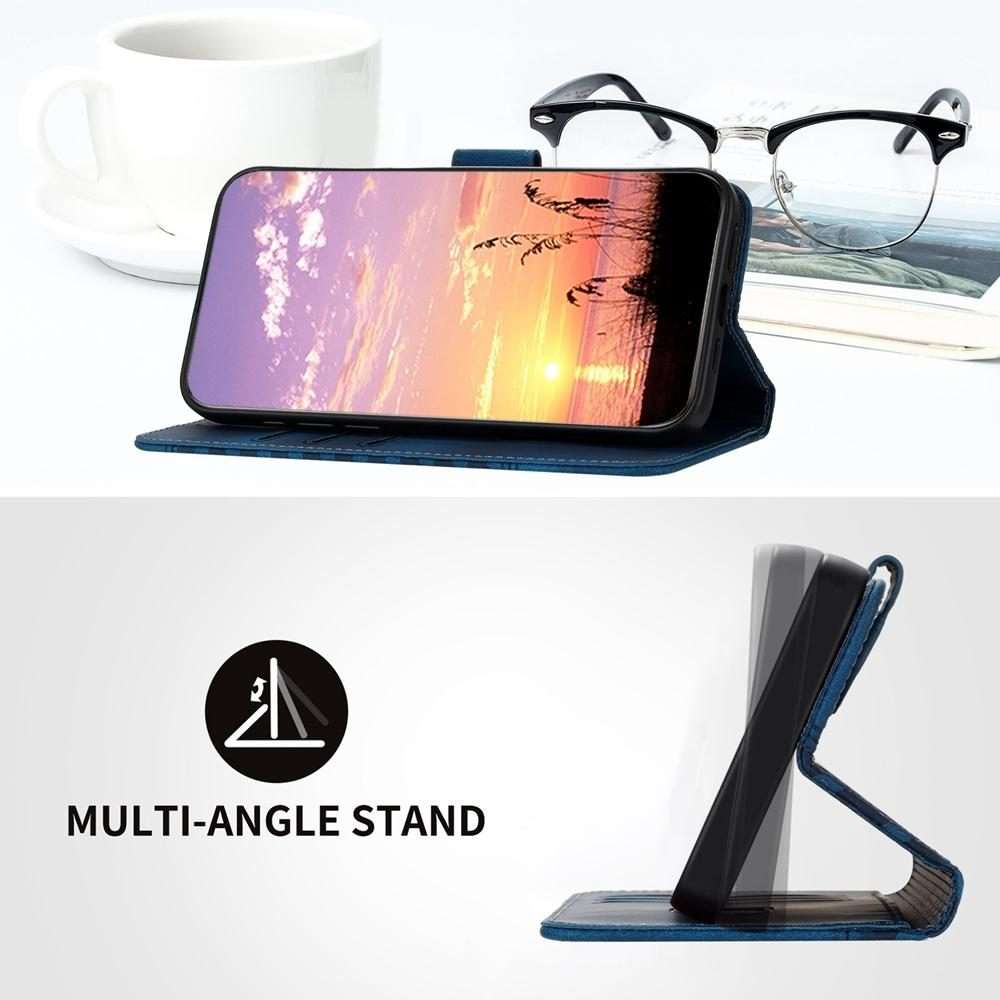 For Xiaomi 17 Pro Elephant Head Embossed Phone Leather Case with Lanyard(Royal Blue)