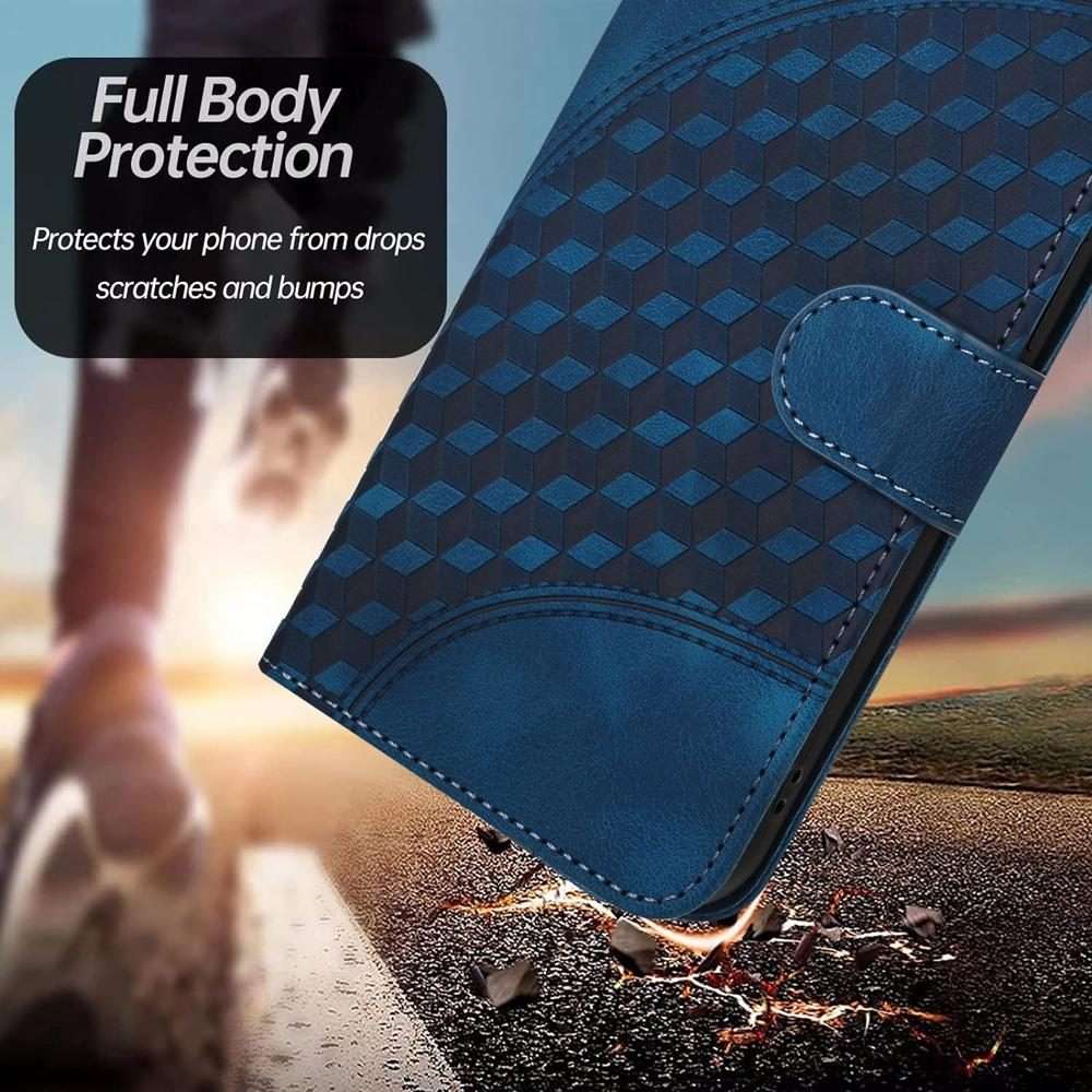 For Xiaomi 17 Pro Elephant Head Embossed Phone Leather Case with Lanyard(Royal Blue)