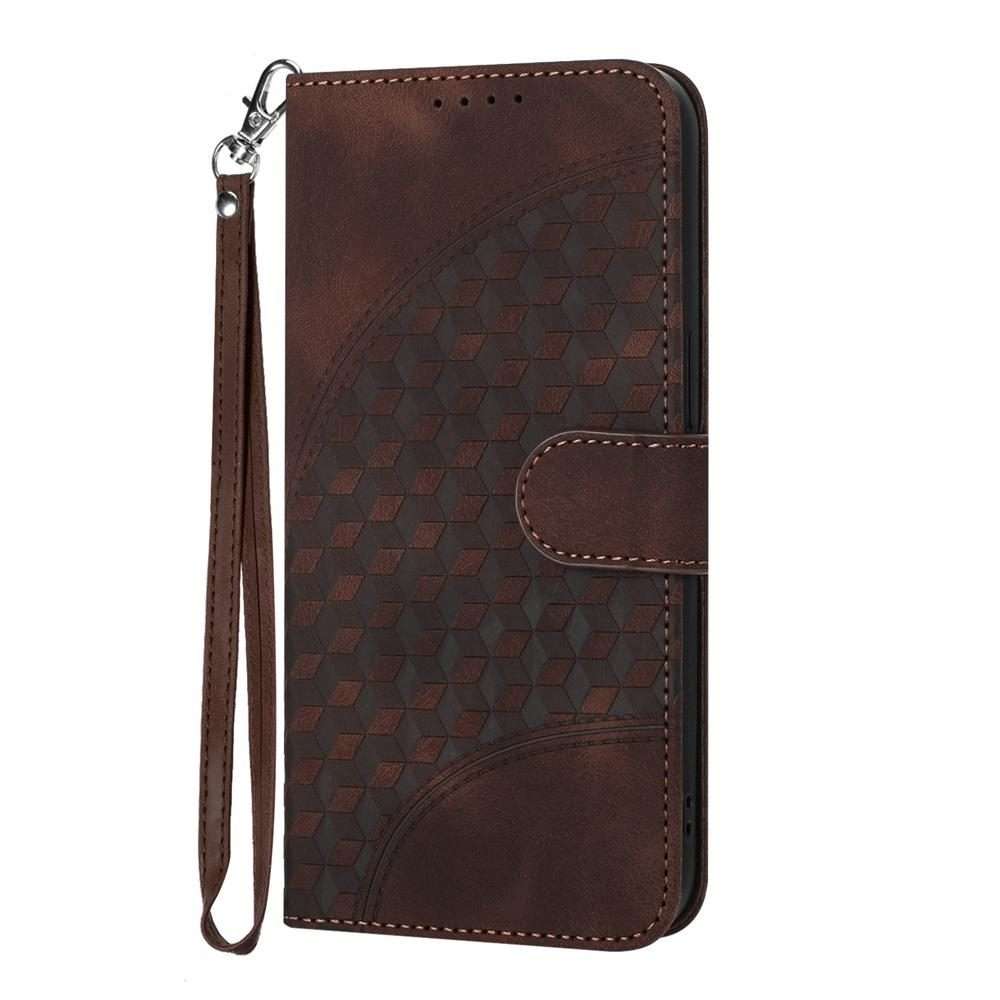 For Xiaomi 17 Pro Elephant Head Embossed Phone Leather Case with Lanyard(Coffee)