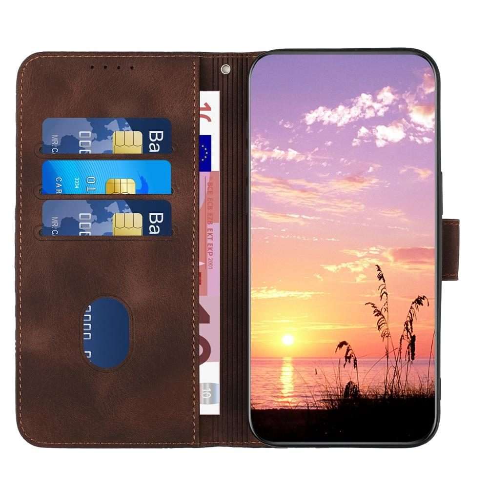 For Xiaomi 17 Pro Elephant Head Embossed Phone Leather Case with Lanyard(Coffee)
