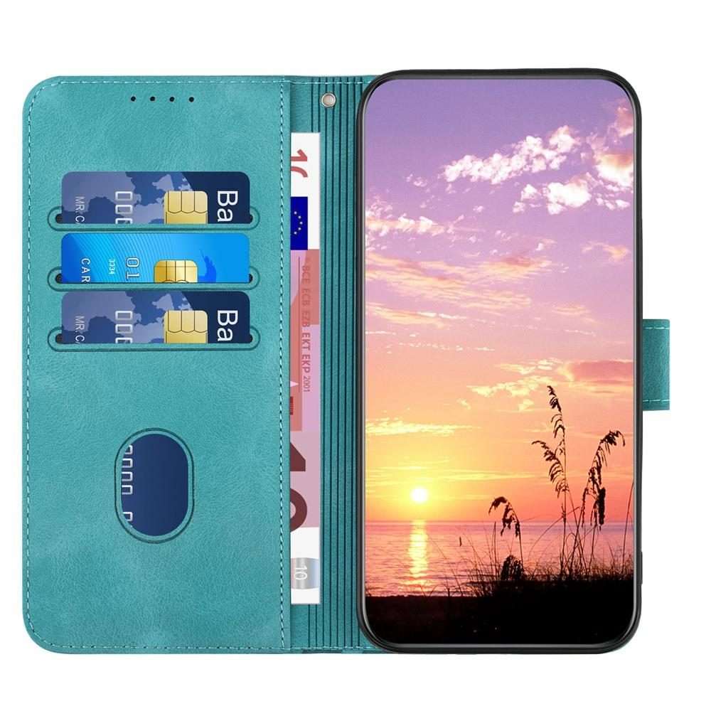 For Xiaomi 17 Pro Elephant Head Embossed Phone Leather Case with Lanyard(Light Blue)