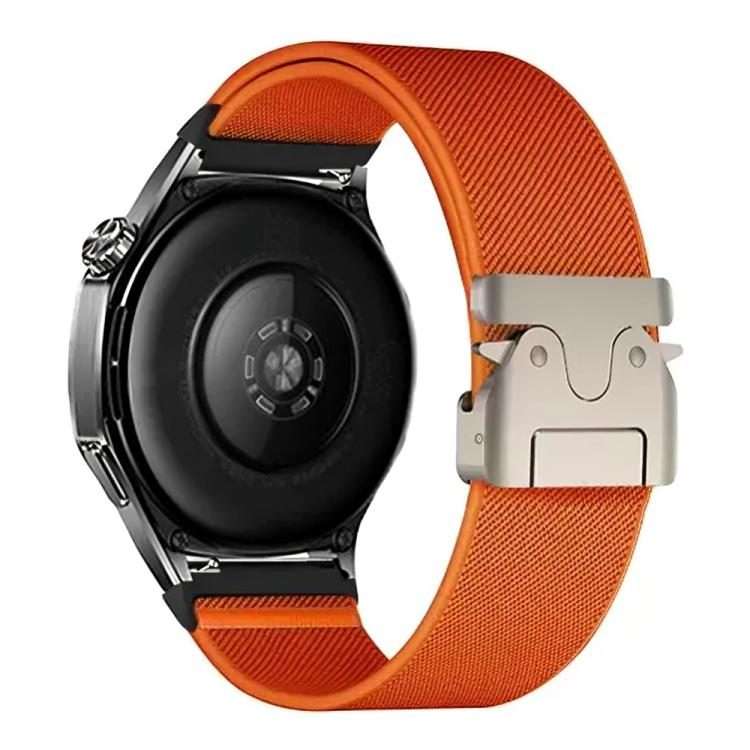 20mm Parachute Buckle Elastic Nylon Watch Band(Orange)
