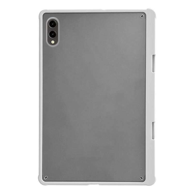 For Samsung Galaxy Tab S9+ X810 Frosted Acrylic PC Tablet Case with Pen Slot(White)