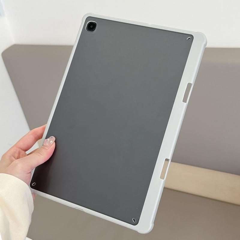 For Samsung Galaxy Tab S9+ X810 Frosted Acrylic PC Tablet Case with Pen Slot(White)
