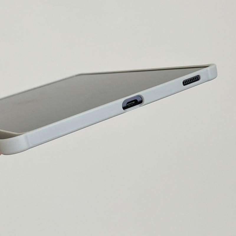 For Samsung Galaxy Tab S9+ X810 Frosted Acrylic PC Tablet Case with Pen Slot(White)