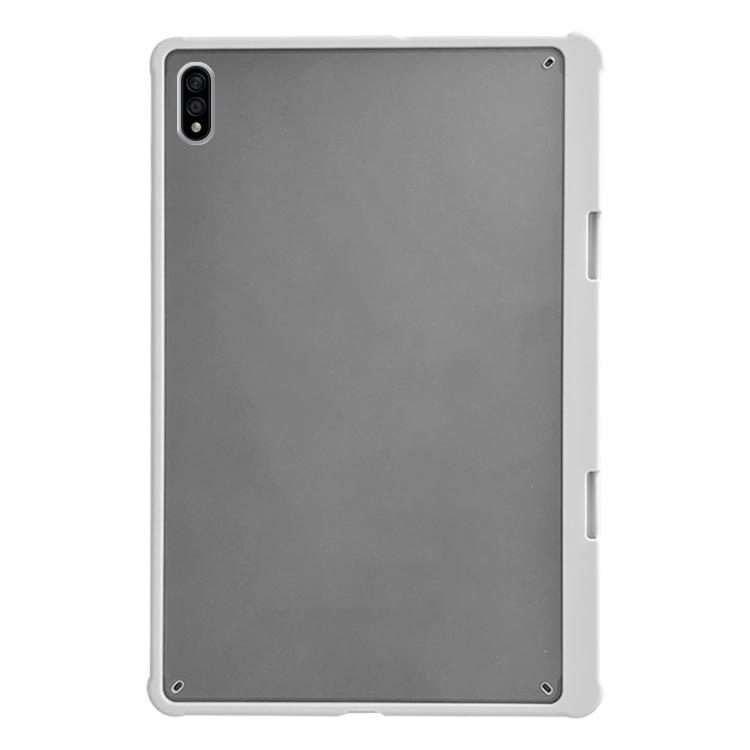 For Samsung Galaxy Tab S7+ T970 Frosted Acrylic PC Tablet Case with Pen Slot(White)