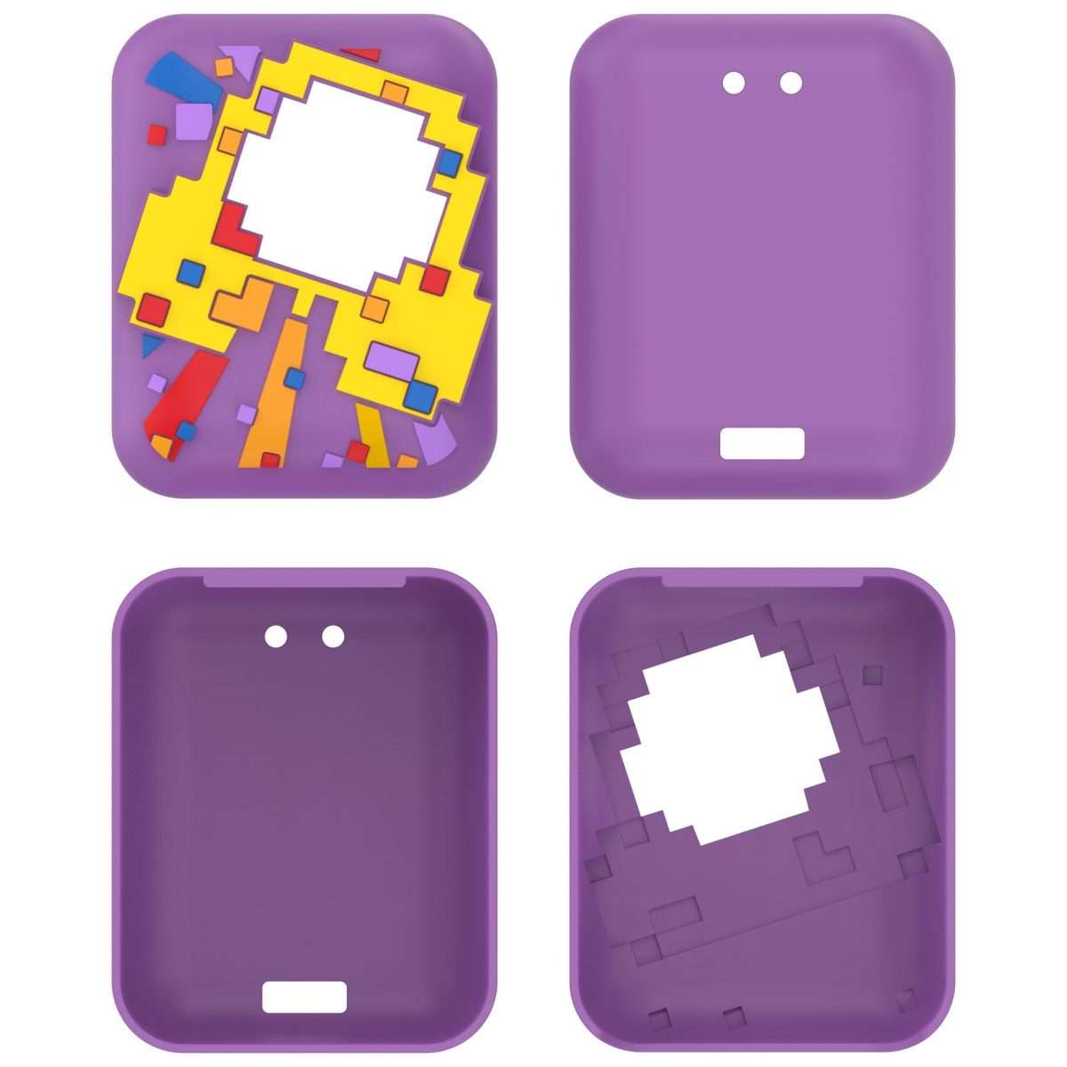 For Bitzee Disney Interactive Toy Digital Pet Silicone Protective Case(Purple)