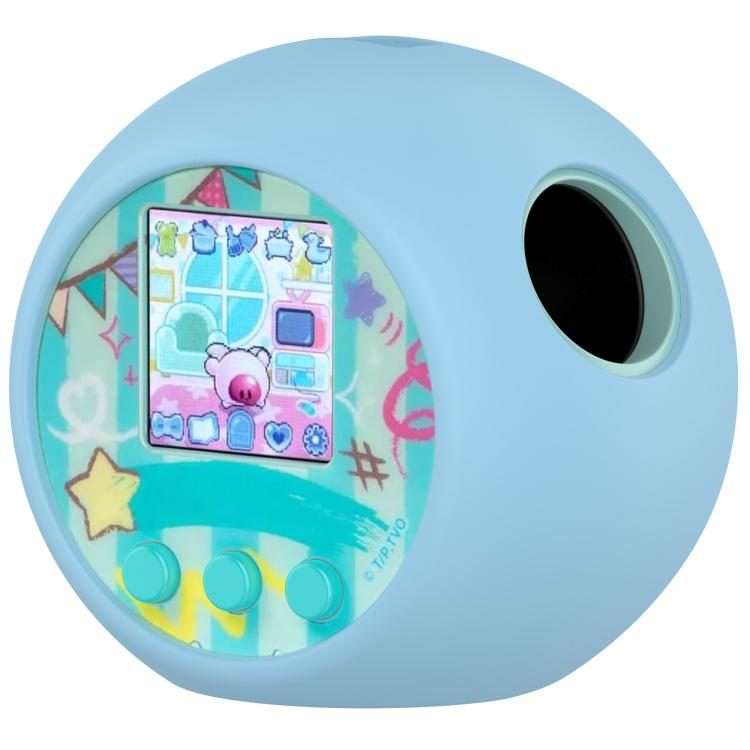 For Punirunes Interactive Toy Digital Pet Silicone Protective Case(Light Blue)