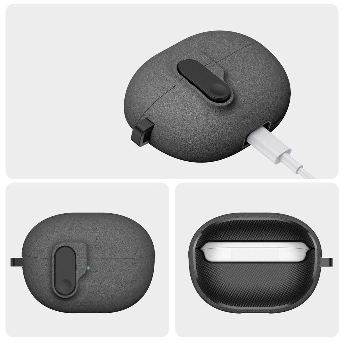 For Huawei Freebuds Pro 3 / Pro 4 Mars Earphone Protective Case(Grey Fluff)