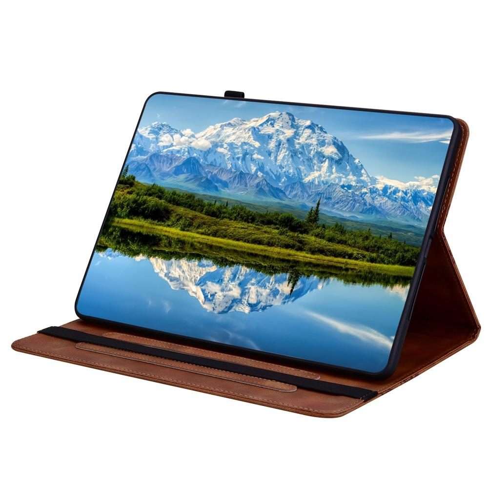 For Samsung Galaxy Tab A 10.1 2019 Love Hearts Embossed Leather Tablet Case(Brown)