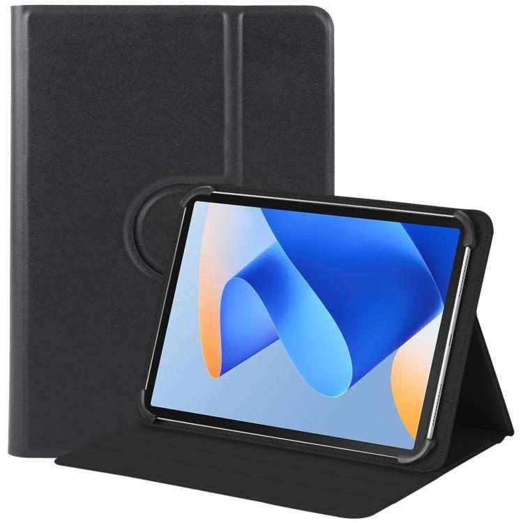 7-8 inch Voltage Hook 360 Rotation Leather Tablet Case(Black)