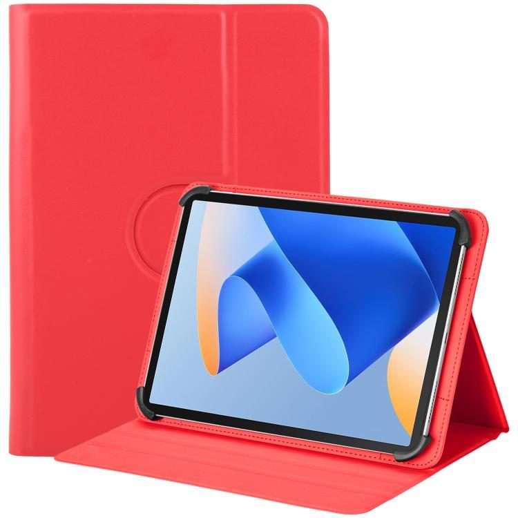 7-8 inch Voltage Hook 360 Rotation Leather Tablet Case(Red)