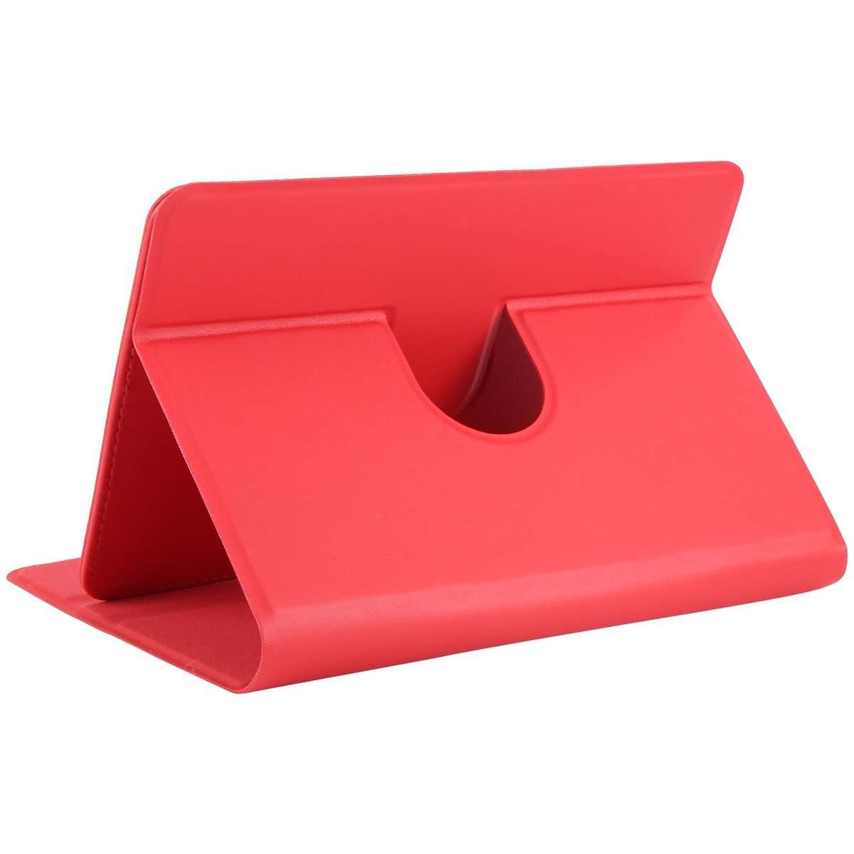 9-10 inch Voltage Hook 360 Rotation Leather Tablet Case(Red)