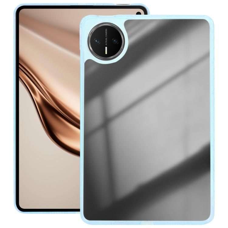 For Huawei MatePad Mini 2025 Color TPU Hybrid Clear Acrylic Tablet Case(Ice Blue)