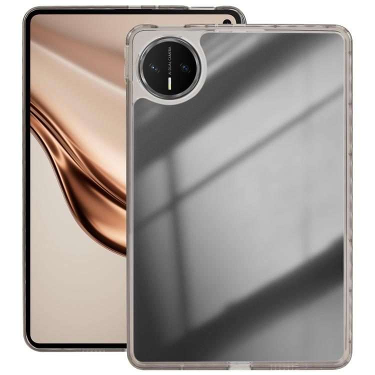 For Huawei MatePad Mini 2025 Color TPU Hybrid Clear Acrylic Tablet Case(Black)