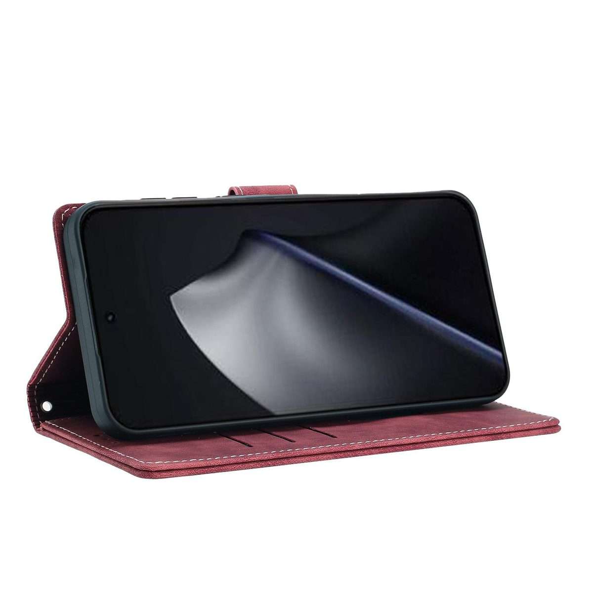 For Xiaomi 15T Pro 5G Mandala Embossed Retro Frosted Leather Phone Case(Red)