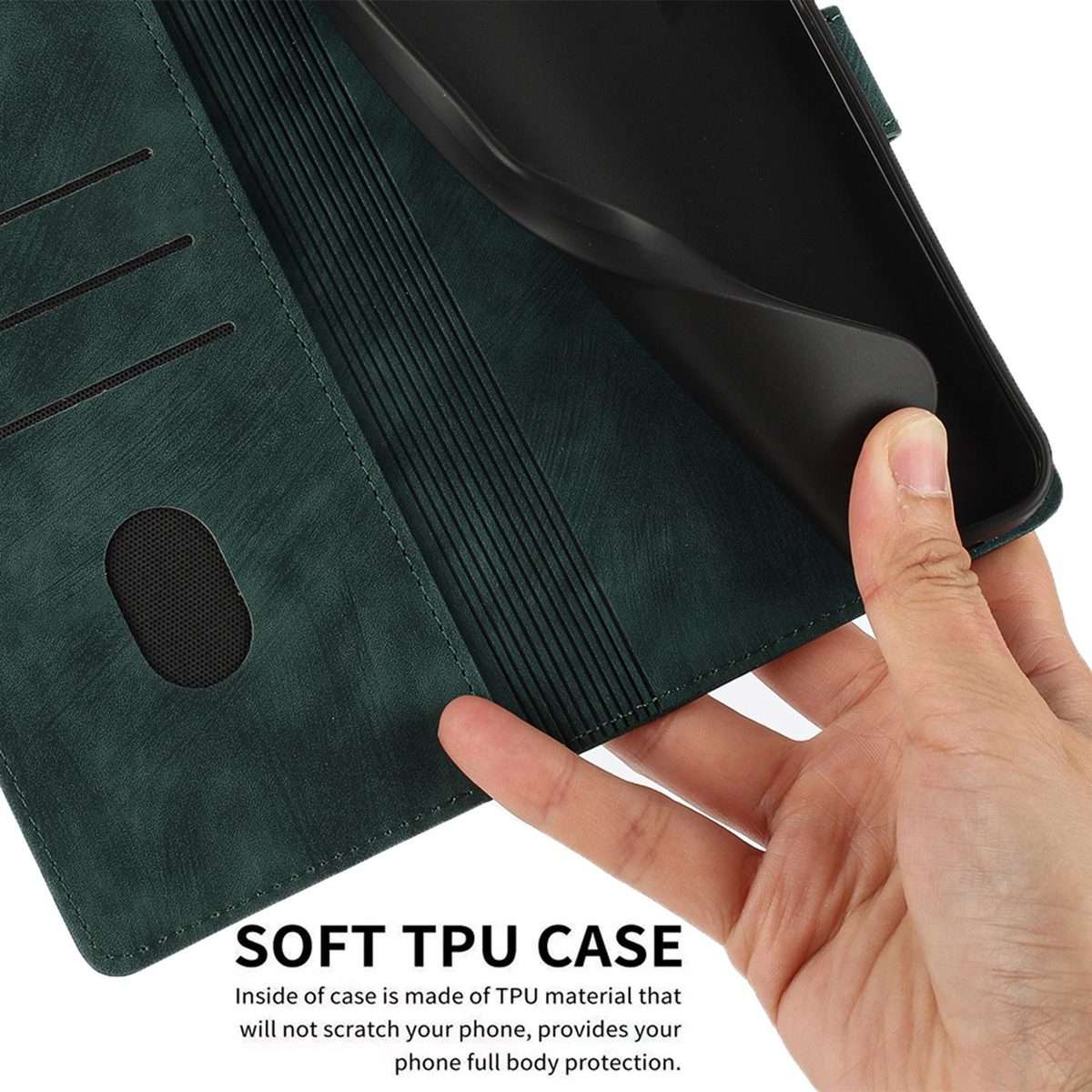 For Redmi Note 14 Pro 5G Mandala Embossed Retro Frosted Leather Phone Case(Green)