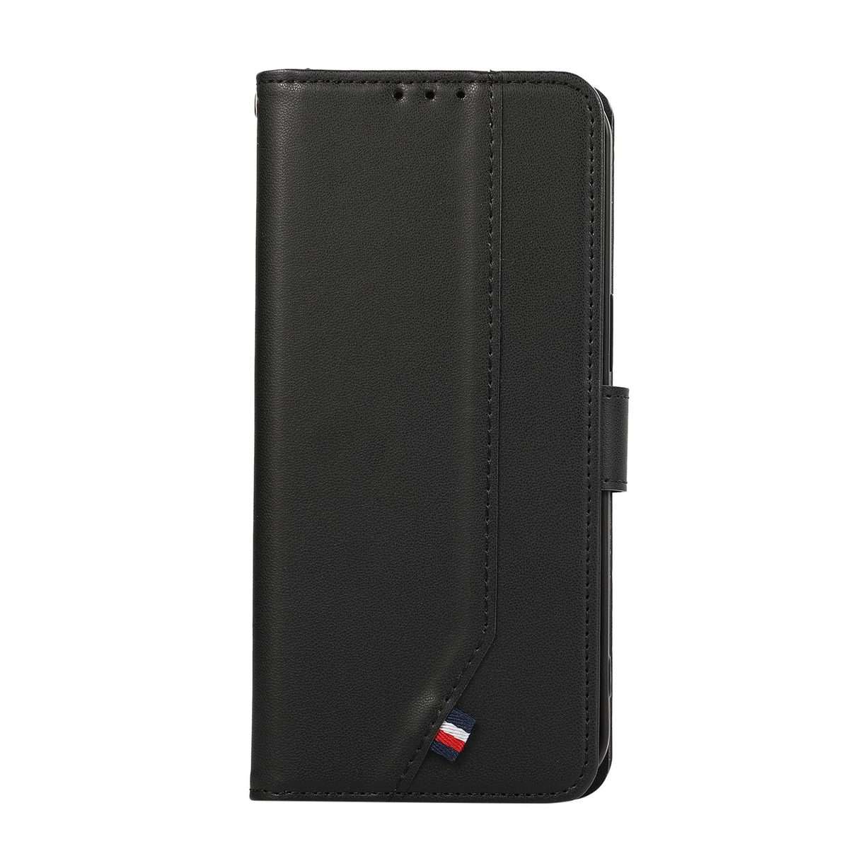 For Redmi K90 / Poco F8 Pro ABEEL Delicate Texture Splicing RFID Leather Phone Case(Black)